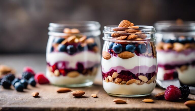 Sous Vide Greek Yogurt Parfait With Almonds and Berries