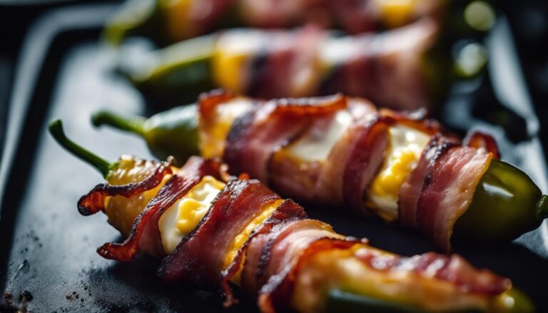 Sous Vide Jalapeño Poppers Wrapped in Bacon