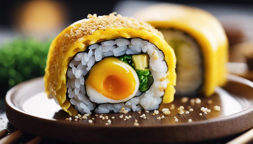 delicious japanese sushi choice