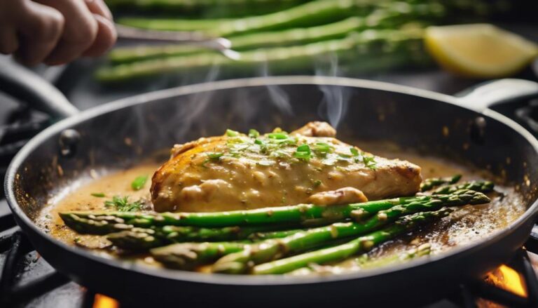 Lemon Butter Chicken With Asparagus