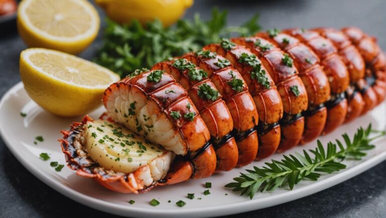 Sous Vide Grilled Lobster Tail With Garlic Butter