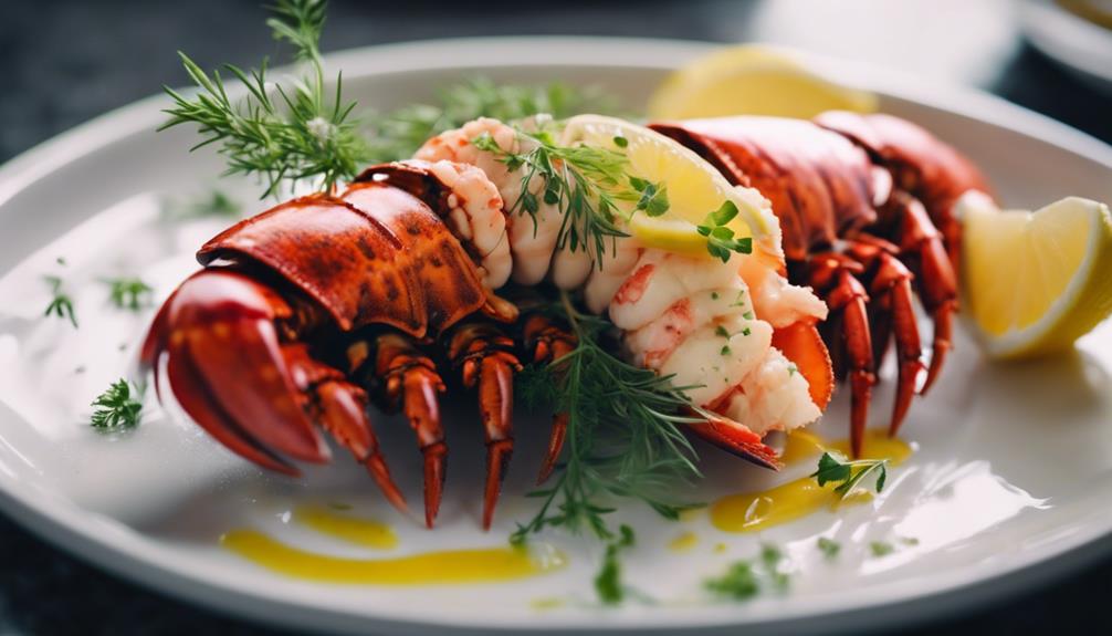 delicious lobster cooked perfectly