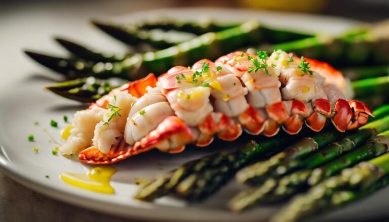 Sous Vide Lemon Garlic Lobster Tail