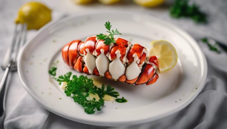 Four-Point Sous Vide Lobster Tail With Garlic Lemon Butter