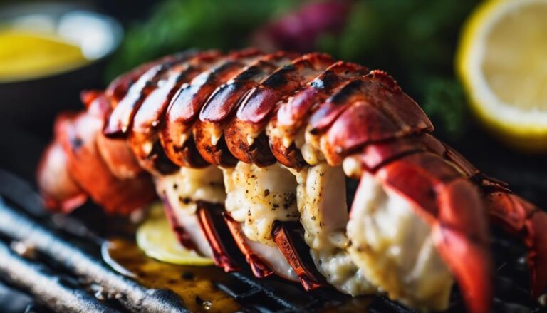 Sous Vide Grilled Lobster Tail With Lemon Butter Sauce