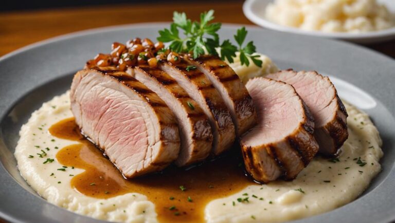 Sous Vide Maple Pork Tenderloin With Mashed Potatoes