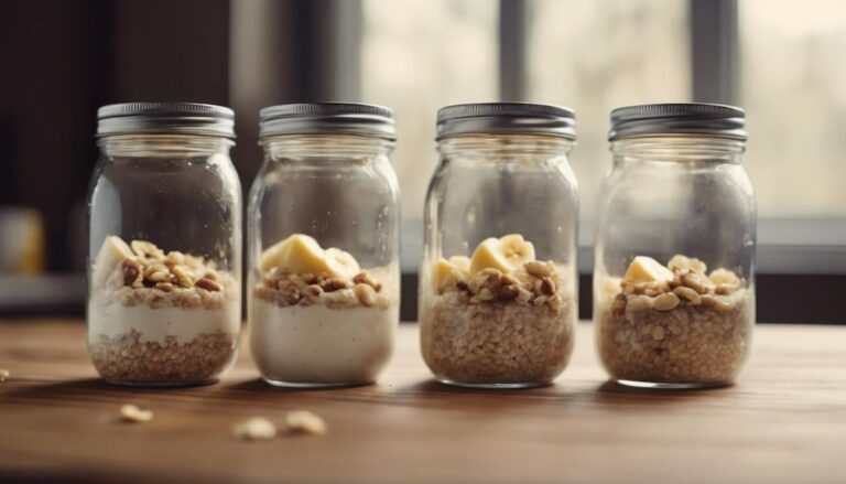 Banana Walnut Sous Vide Oatmeal Jars