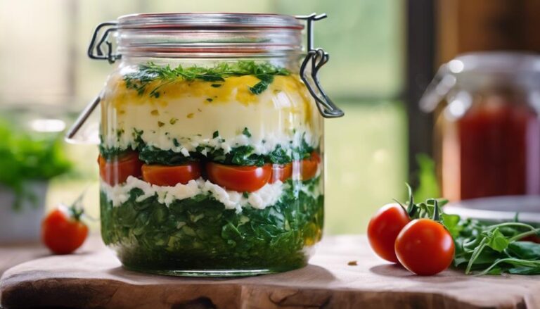 Sous Vide Spinach and Feta Omelette Jars