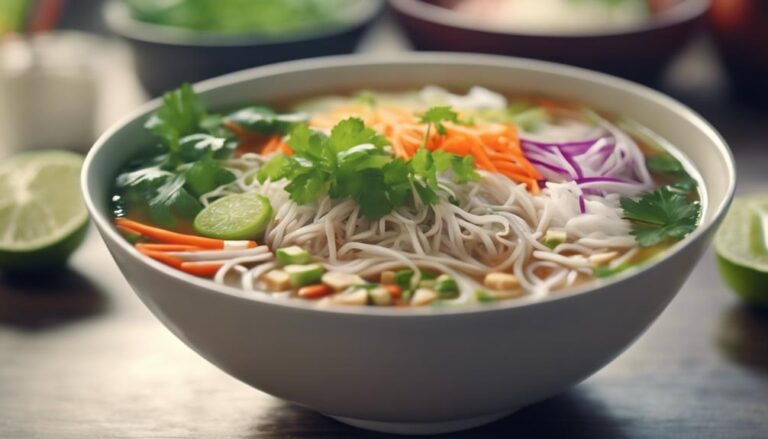 Vegetarian Pho With Rice Noodles