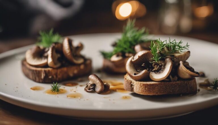 Herb-Infused Sous Vide Mushrooms on Toast