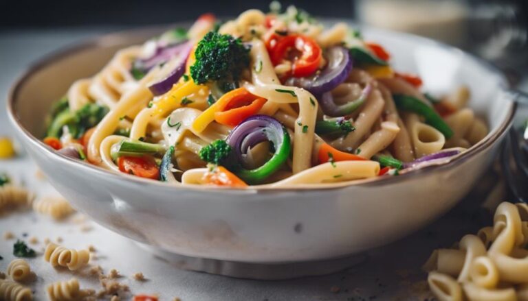 Sous Vide Whole Wheat Pasta Primavera