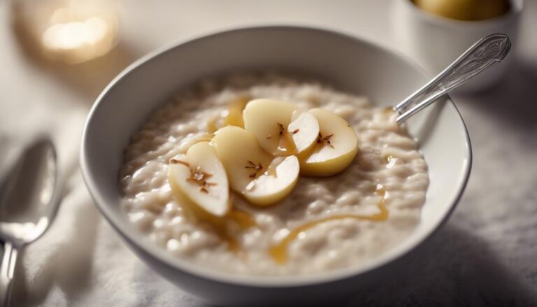 Vanilla and Maple Sous Vide Pear Porridge