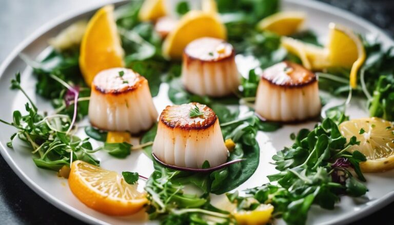 Pescetarian Diet Sous Vide Scallop and Citrus Salad