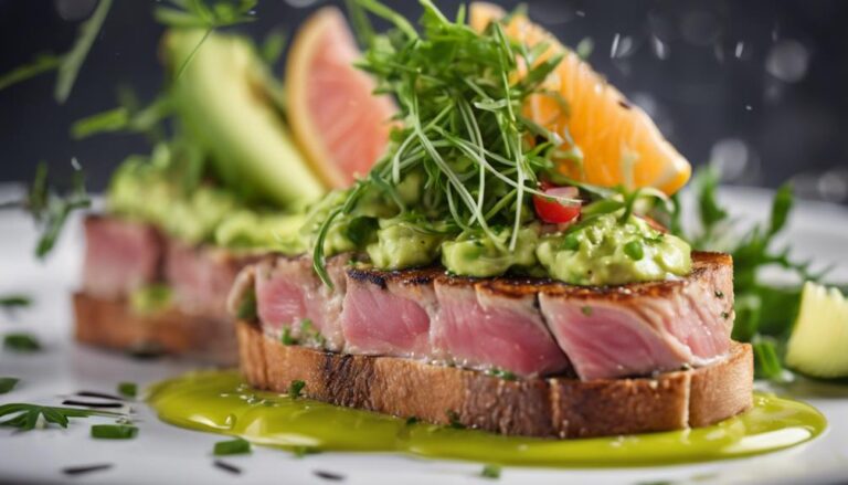 Pescetarian Diet Sous Vide Tuna and Avocado Toast