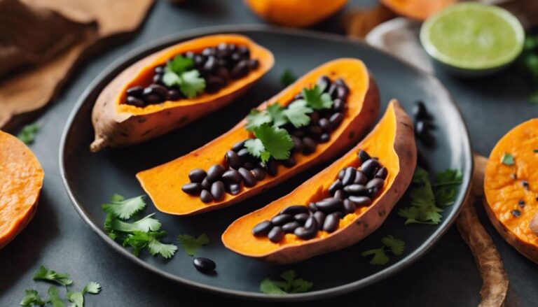 Sous Vide Sweet Potato and Black Bean Burrito