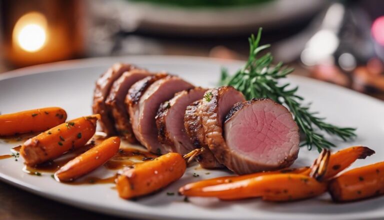 Sous Vide Pork Tenderloin With Roasted Carrots