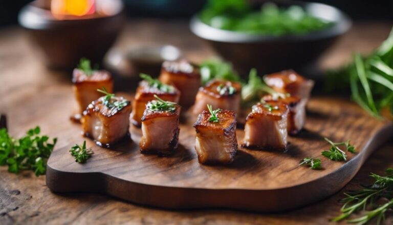 Sous Vide Pork Belly Bites