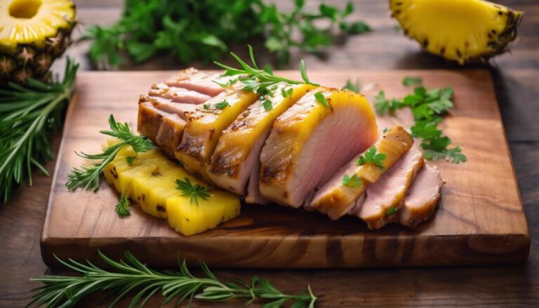 Sous Vide Pork Loin With Pineapple Sauce