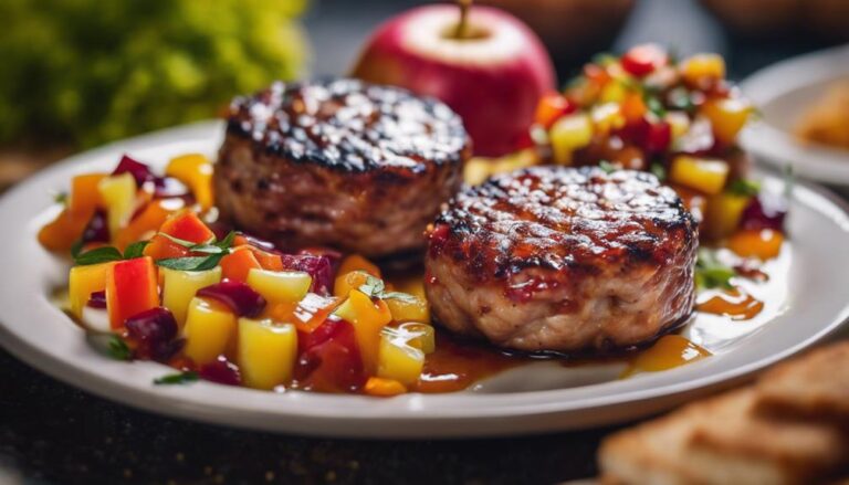 Sous Vide Pork Sausage Patties With Apple Chutney