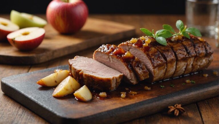 Sous Vide Pork Tenderloin With Apple Compote