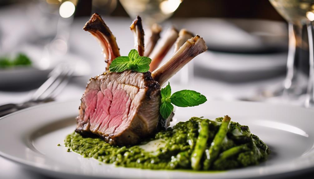 delicious rack of lamb