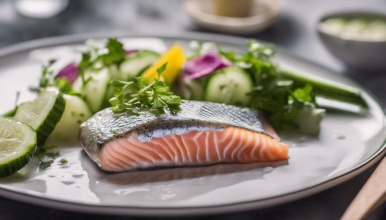 Sous Vide Rainbow Trout With Cucumber Salad