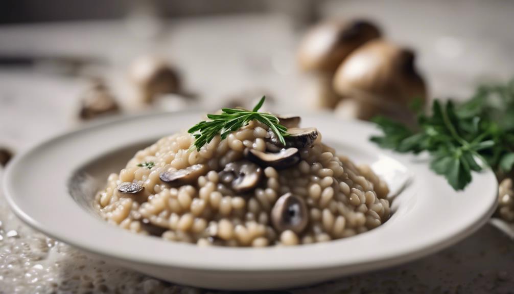 delicious risotto with barley