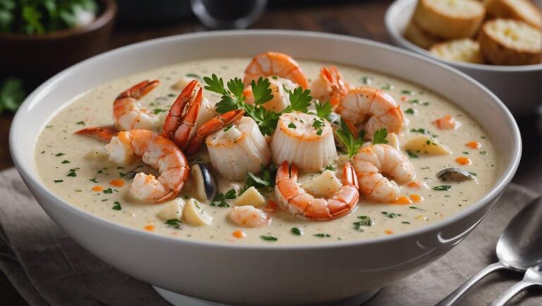 Sous Vide Seafood Chowder