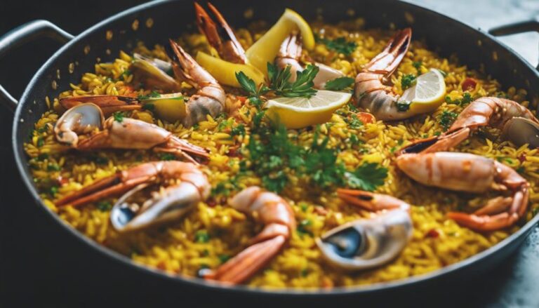 Sous Vide Seafood Paella With Brown Rice