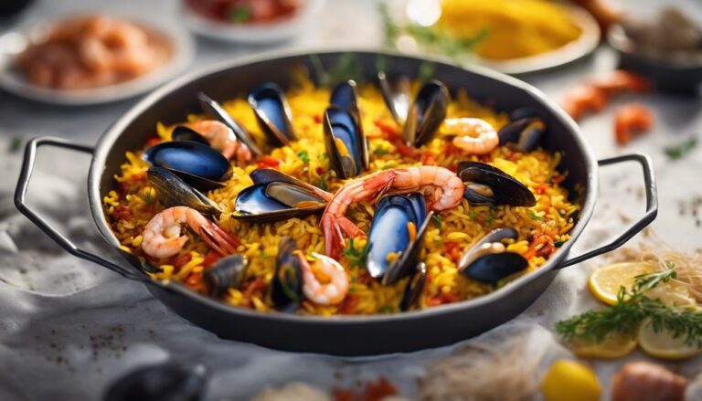 Sous Vide Saffron Infused Seafood Paella