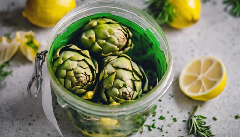 Sous Vide Marinated Artichokes With Lemon Zest