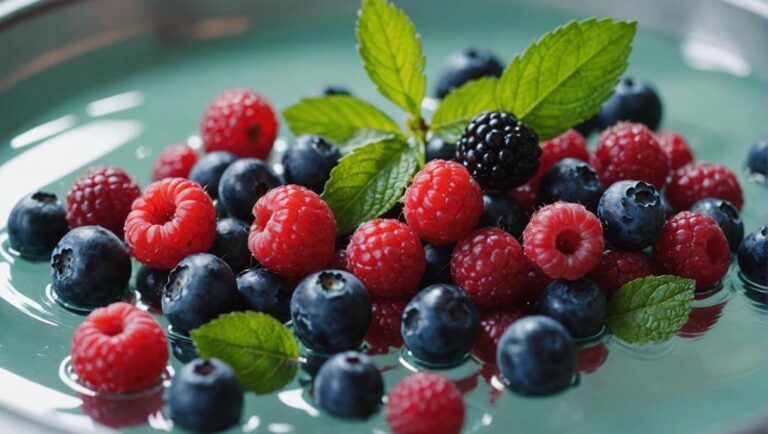 Sous Vide Mixed Berries With Mint