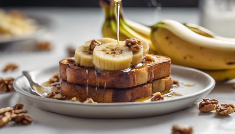 Sous Vide Banana Walnut French Toast