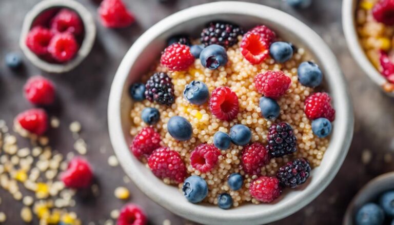 Sous Vide Berry Breakfast Quinoa