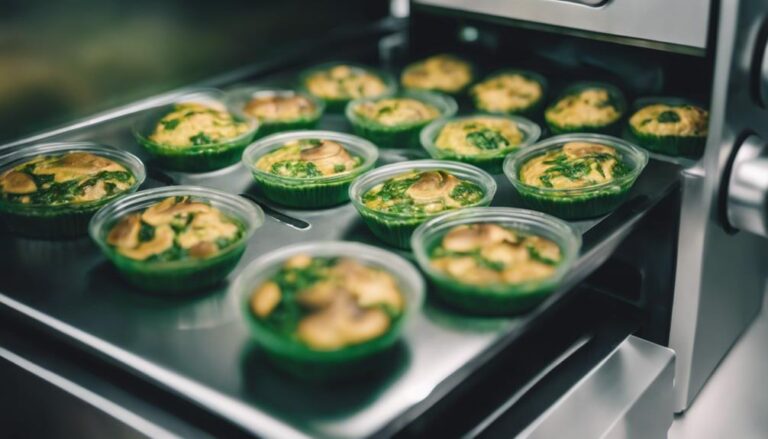 Sous Vide Spinach and Mushroom Breakfast Muffins