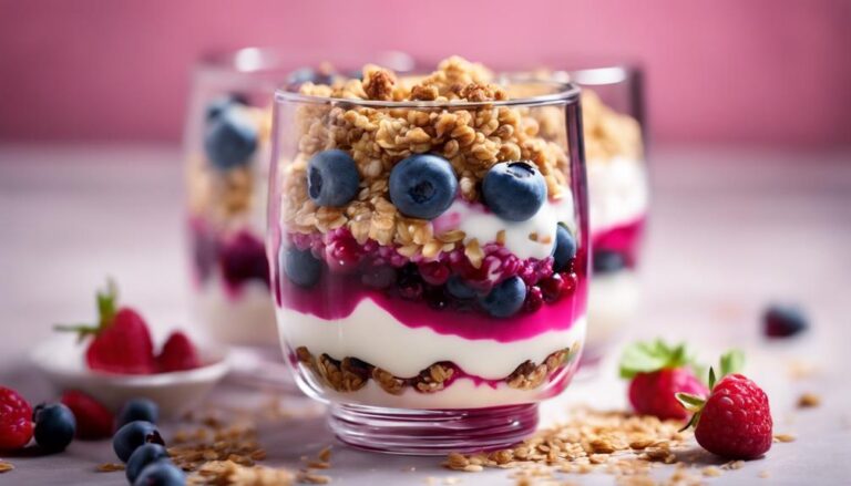 Sous Vide Berry Breakfast Parfait With Oat Crumble