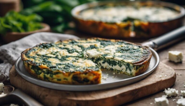 Sous Vide Spinach and Feta Frittata