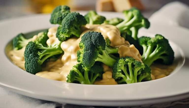 Sous Vide Broccoli With Cheddar Sauce