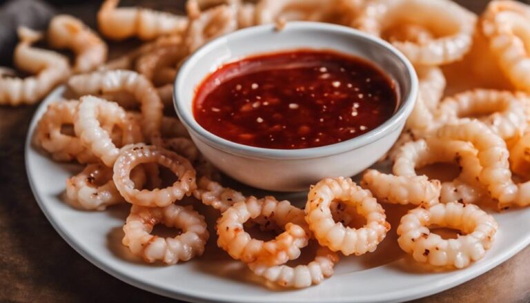 Sous Vide Calamari Rings With Spicy Dip