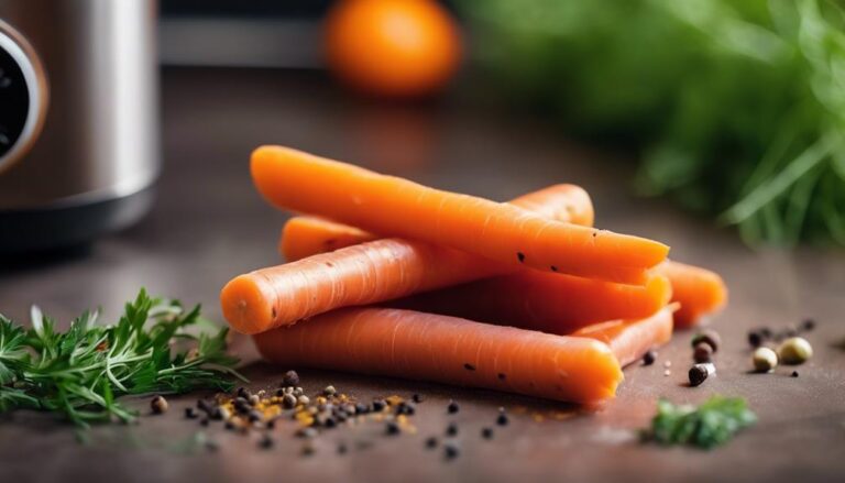 Sous Vide Spiced Carrot Sticks