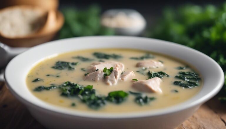 Sous Vide Chicken and Kale Soup