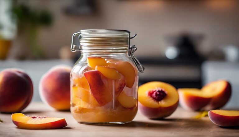 Sous Vide Peach and Ginger Compote