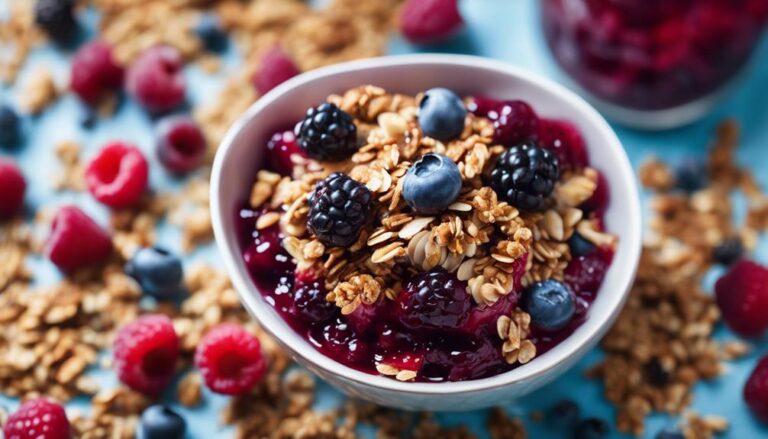 Sous Vide Berry Compote Over Gluten-Free Granola