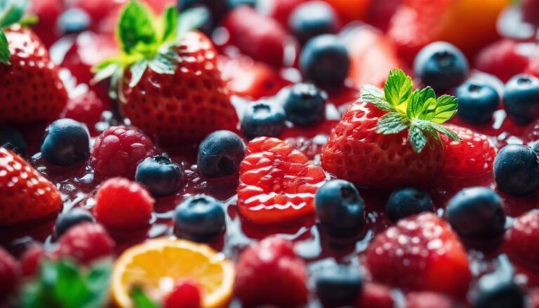 Sous Vide Citrus Infused Berries With Mint