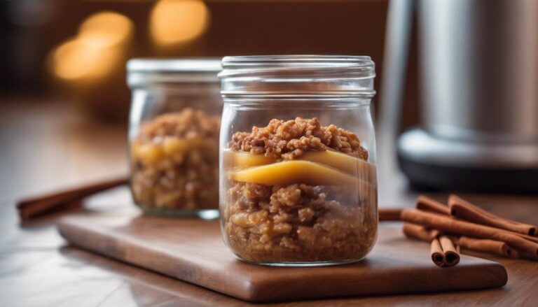 Sous Vide Apple Crisp With Cinnamon