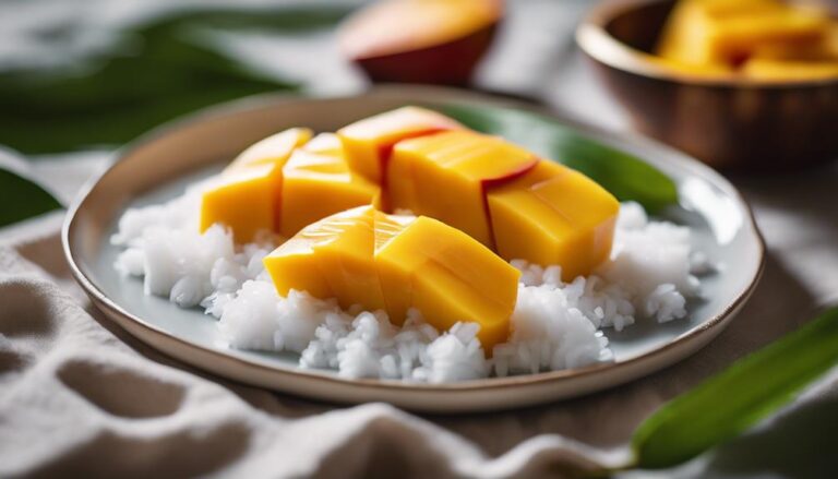 Sous Vide Mango With Sticky Rice