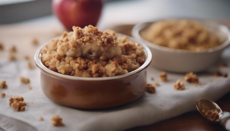 Sous Vide Apple Crisp With Almond Crumble