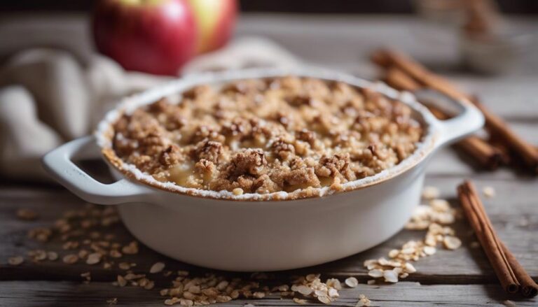 Sous Vide Apple Crisp With Oat Topping