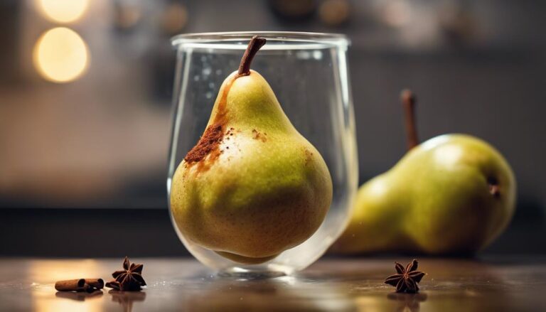 Sous Vide Pear With Cinnamon and Clove