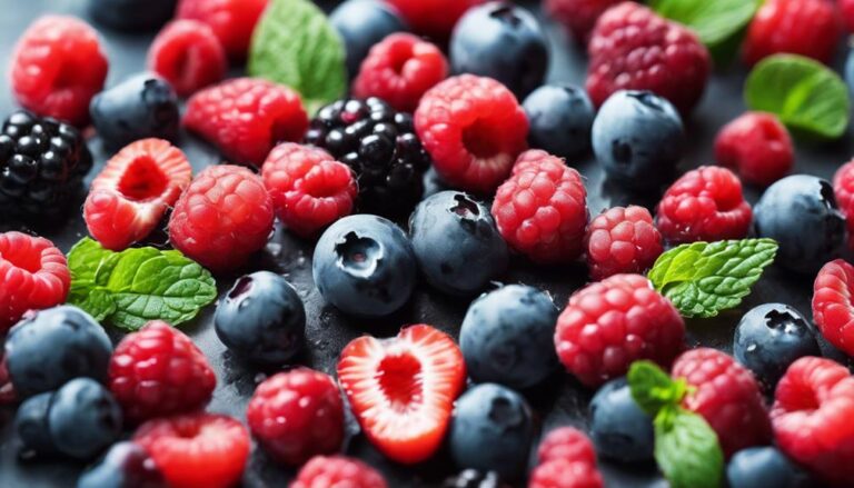 Sous Vide Mixed Berries With Mint